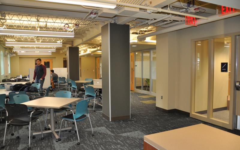 Ground Floor collaborative learning space and learning labs