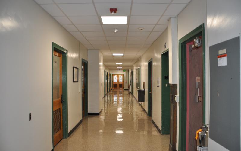 Energy efficient LED corridor lighting