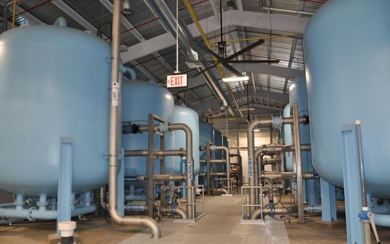 Granular Activated Carbon treatment facility removes chemical contamination