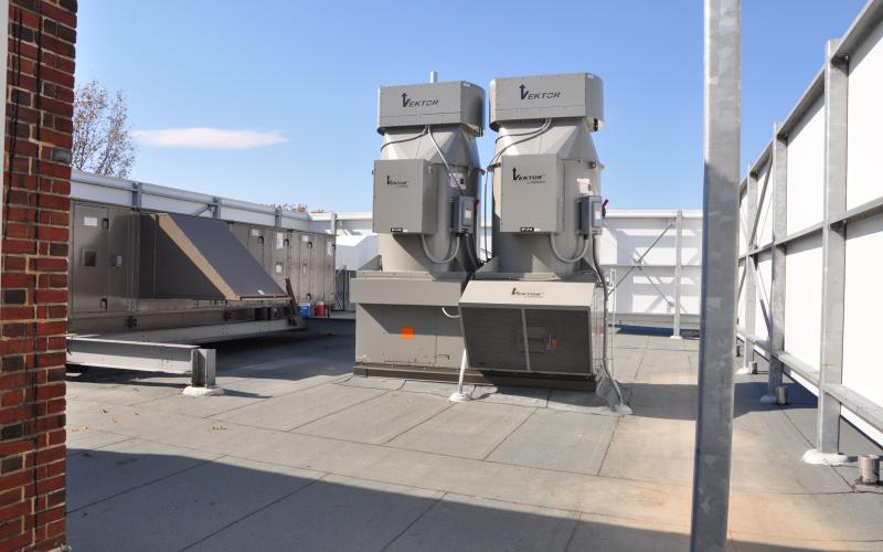 New rooftop air handling unit