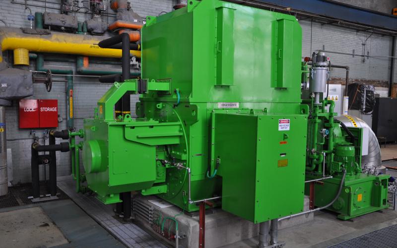 A view of the new Turbine Three replacement