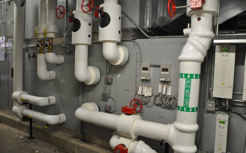 Chilled water lines