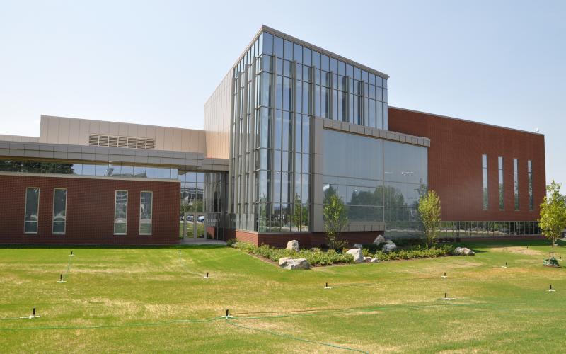 East elevation from University Drive
