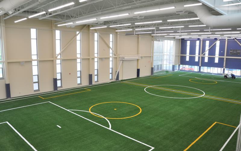 New indoor turf field