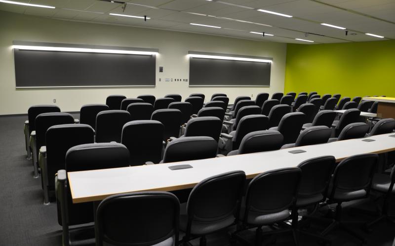 This is one of seven general purpose classrooms in the existing/renovated building