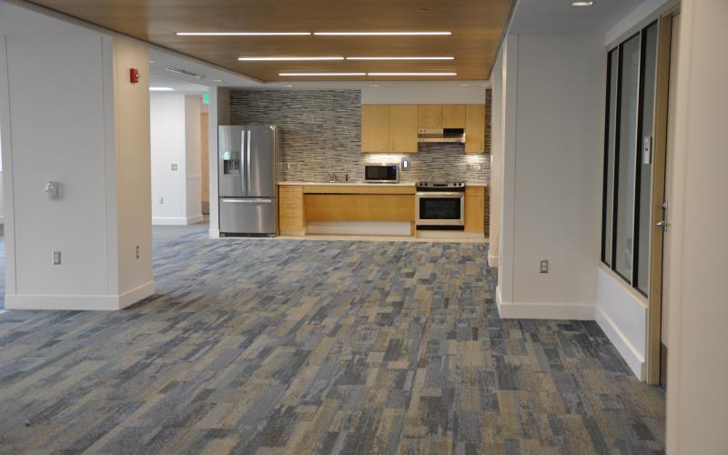First floor common space in Stuart Hall