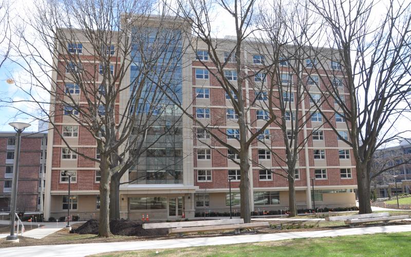 Stuart Hall, West elevation